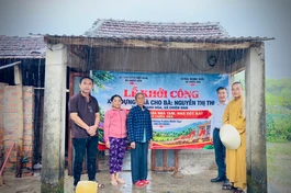 Lễ khởi công xây dựng nhà cho cụ bà Nguyễn Thị Thi, trú thôn Thạnh Hòa, xã Chiên Đàn (Đà Nẵng)