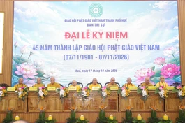 Chư tôn giáo phẩm chứng minh buổi lễ