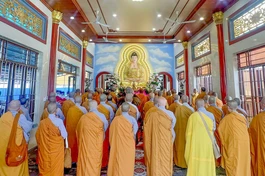 Lễ an vị Phật, khánh tạ Tam bảo tịnh thất Liên Nghiêm (xã Hưng Long, TP.HCM)