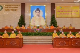 [Video] Ban Trị sự GHPGVN TP.HCM đón Ban Hoằng pháp, Kinh tế - Tài chính T.Ư thăm nhân mùa An cư