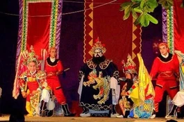 Cảnh trong một vở hát bội. Ảnh minh họa