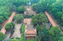 Chùa Vĩnh Nghiêm (Bắc Giang) nhìn từ trên cao