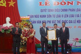 Quận Ngũ Hành Sơn đón nhận Bằng Di sản văn hóa phi vật thể quốc gia Lễ hội Quán Thế Âm - Ngũ Hành Sơn