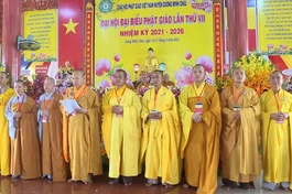 Tân Ban Trị sự Phật giáo huyện Dương Minh Châu nhiệm kỳ 2021-2026 