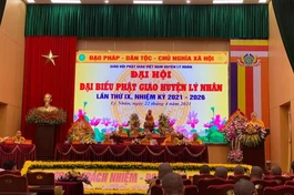 Chư tôn đức Chứng minh, Chủ tọa đoàn Đại hội đại biểu Phật giáo huyện Lý Nhân