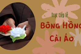Làng Mai sẽ truyền hình trực tuyến lễ "Bông hồng cài áo"