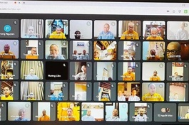 Chương trình được trực tuyến đến các chùa trong tỉnh