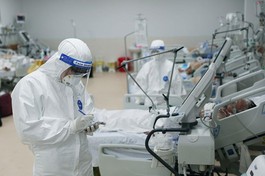 Bệnh viện Hồi sức Covid-19 TP.HCM, nơi điều trị bệnh nhân nặng, nguy kịch - Ảnh: Ngọc Dương