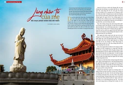 Bài trên Báo Giác Ngộ số 1123 - Thiết kế: Phòng Mỹ thuật BGN/Tống Viết Diễn