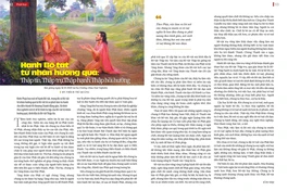 Bài trên Báo Giác Ngộ số 1124 - Thiết kế: Phòng Mỹ thuật BGN/Tống Viết Diễn