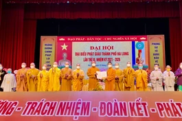 Tân Ban Trị sự Phật giáo TP.Hạ Long nhiệm kỳ 2021-2026 ra mắt đại hội