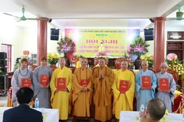 Thái Bình: Chuẩn y nhân sự Ban Trị sự GHPGVN huyện Tiền Hải nhiệm kỳ 2021-2026