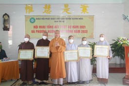 Bà Rịa - Vũng Tàu: Ban Trị sự Phật giáo huyện Xuyên Mộc tổ chức Hội nghị tổng kết Phật sự năm 2021