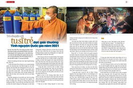 Bài trên Báo Giác Ngộ số 1132 - Thiết kế: Phòng Mỹ thuật BGN/Tống Viết Diễn