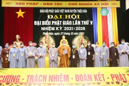 Thanh Hóa: Đại hội đại biểu Phật giáo huyện Thiệu Hóa lần thứ V, nhiệm kỳ 2021-2026