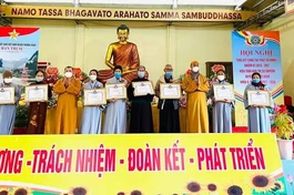 Hội nghị tổng kết Phật sự, kiện toàn nhân sự Ban Trị sự Phật giáo huyện Thường Xuân (2021-2026)