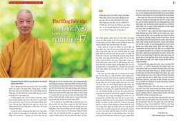 Bài trên Báo Giác Ngộ số 1134 - Thiết kế: Phòng Mỹ thuật BGN/Tống Viết Diễn