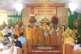 Đồng Tháp: Đại hội đại biểu Phật giáo huyện Tháp Mười nhiệm kỳ IX (2021-2026)