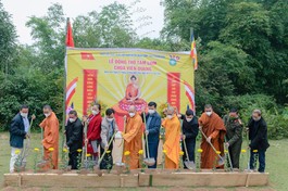 Lễ động thổ xây dựng chùa Viên Quang - đạo hiệu Hòa thượng Thích Thanh Tứ
