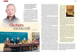 Bài trên Báo Giác Ngộ số 1136 - Thiết kế: Phòng Mỹ thuật BGN/Tống Viết Diễn