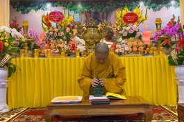 Chính thức khai ấn mở đầu cho lễ "Khai bút, cầu trí tuệ" Xuân Nhâm Dần 2022