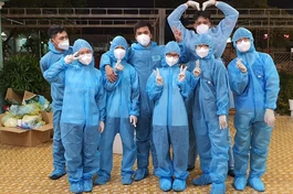 Nguyễn Khoa Tiến trong những ngày tham gia chống dịch Covid-19