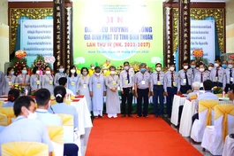 Tân Ban Hướng dẫn Phân ban Gia đình Phật tử nhiệm kỳ IV (2022-2027) ra mắt hội nghị