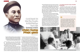 Bài trên Báo Giác Ngộ số 1145 - Thiết kế: Phòng Mỹ thuật BGN/Tống Viết Diễn