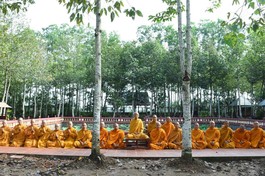 Chư Tăng Ni Giáo đoàn VI tại tổ đình Minh Đăng Quang (Vĩnh Long)