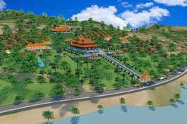 Phối cảnh tổng thể thiền viện Tùng Lâm sau khi được hoàn thành