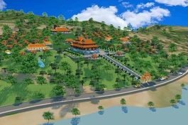 Phối cảnh tổng thể thiền viện Tùng Lâm sau khi được hoàn thành