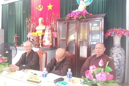 Bến Tre: Ban Trị sự Phật giáo huyện Bình Đại tổ chức họp triển khai công tác Phật sự 