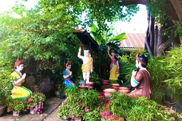 Thiết trí vườn Lâm-tỳ-ni tại chùa Long Vân (phường 24, quận Bình Thạnh)