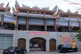 Chùa Phật Quang - nơi diễn ra Đại hội đại biểu GHPGVN tỉnh Kiên Giang vào sáng 24-5