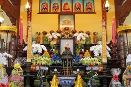 Di ảnh Trưởng lão Hòa thượng Thích Huệ Thành