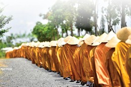 Khóa huân tu cấm túc an cư ở Học viện Phật giáo VN tại TP.HCM