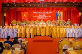 Tân Ban Trị sự GHPGVN tỉnh Ninh Bình, nhiệm kỳ 2022-2027 ra mắt và phát biểu nhận nhiệm vụ tại đại hội