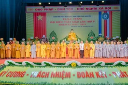 Tân Ban Trị sự GHPGVN tỉnh Thái Nguyên, nhiệm kỳ 2022-2027 ra mắt và phát biểu nhận nhiệm vụ tại đại hội