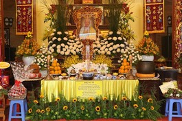 Di ảnh cố Ni trưởng Thích nữ Như Ngọc tại tổ đình Phước Huệ