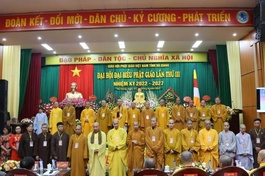 Tân Ban Trị sự GHPGVN tỉnh Hà Giang, nhiệm kỳ 2022-2027 ra mắt đại hội