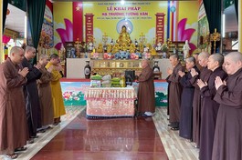 Thanh Hóa: Chư Tăng chùa Đại Bi, chùa Linh Cảnh cúng dường các trường hạ