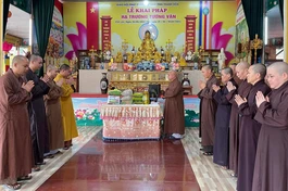 Thanh Hóa: Chư Tăng chùa Đại Bi, chùa Linh Cảnh cúng dường các trường hạ