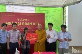 Ban Trị sự GHPGVN TP. Sầm Sơn hỗ trợ 40 triệu đồng xây dựng nhà Đại đoàn kết