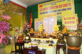 Lễ tưởng niệm tri ân chư vị tiền bối hữu công Phật giáo tỉnh Đồng Tháp tại chùa Bửu Quang