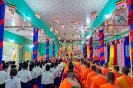 Trà Vinh: Ban Giáo dục Phật học tỉnh thăm các lớp Sơ - Trung cấp Phật học huyện Duyên Hải và Trà Cú