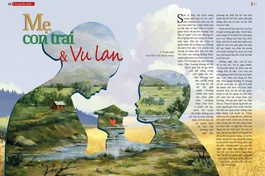 Bài đăng trên Giai phẩm Vu lan Phật lịch 2566 - Thiết kế: Phòng Mỹ thuật BGN/Tống Viết Diễn