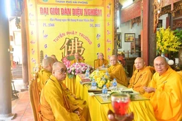 Hải Phòng: Tấn đàn truyền Tỳ-kheo và Tỳ-kheo-ni tại Đại giới đàn Diệu Nghiêm Phật lịch 2566