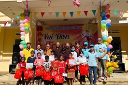 Chùa Giác Tâm tổ chức chương trình "Vui đón Trung thu" cho trẻ em tại tỉnh Đắk Nông