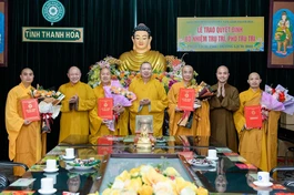 Thanh Hóa: Trao quyết định bổ nhiệm trụ trì và phó trụ trì các chùa trên địa bàn tỉnh