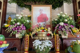 Di ảnh cố Hòa thượng Thích Chánh Niệm tại chùa Phật Bảo